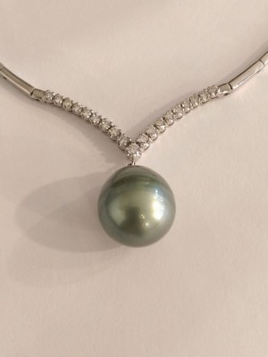 Gouden parel collier