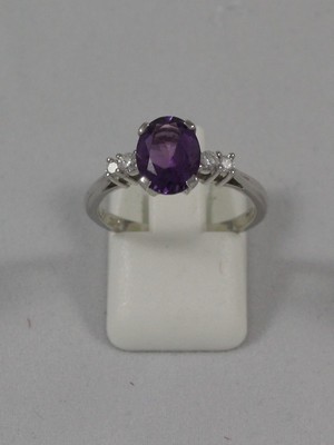 Ring met amethist